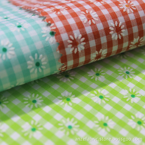 100 cotton lining yarn dyed check shirting fabrics